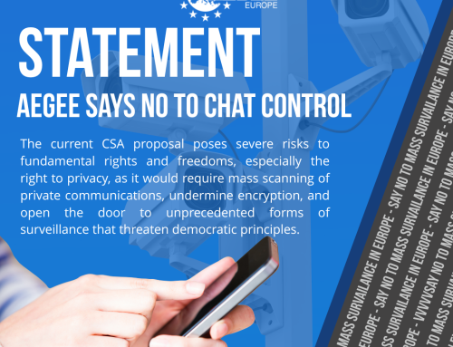 AEGEE says NO! to chat control