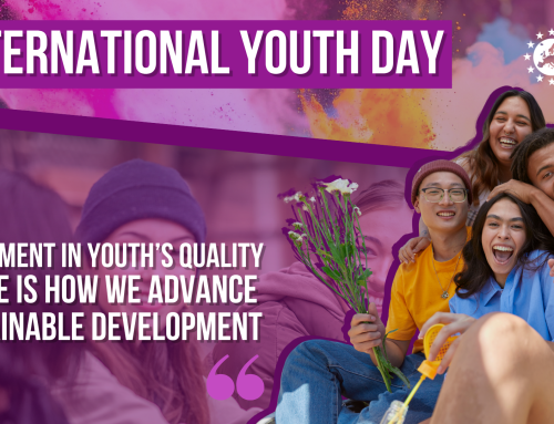 Investment in youth’s quality of life is how we advance sustainable development